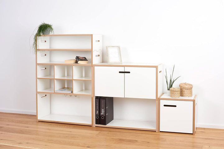 Tojo Hochstapler | modulares Regalsystem Verschiedene Module für Wandregal/Bücherregal/CD Regal | MD