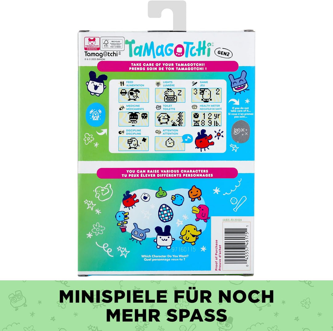 Bandai – Tamagotchi Original – College Sweat – Elektronisches Virtuelles Haustier mit LCD‑Bildschirm