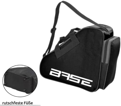 Base - Skatebag I Schlittschuhtasche mit Henkeln Schwarz, Schwarz