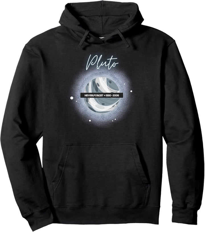 Pluto Never Forget 1930 bis 2006 Pullover Hoodie