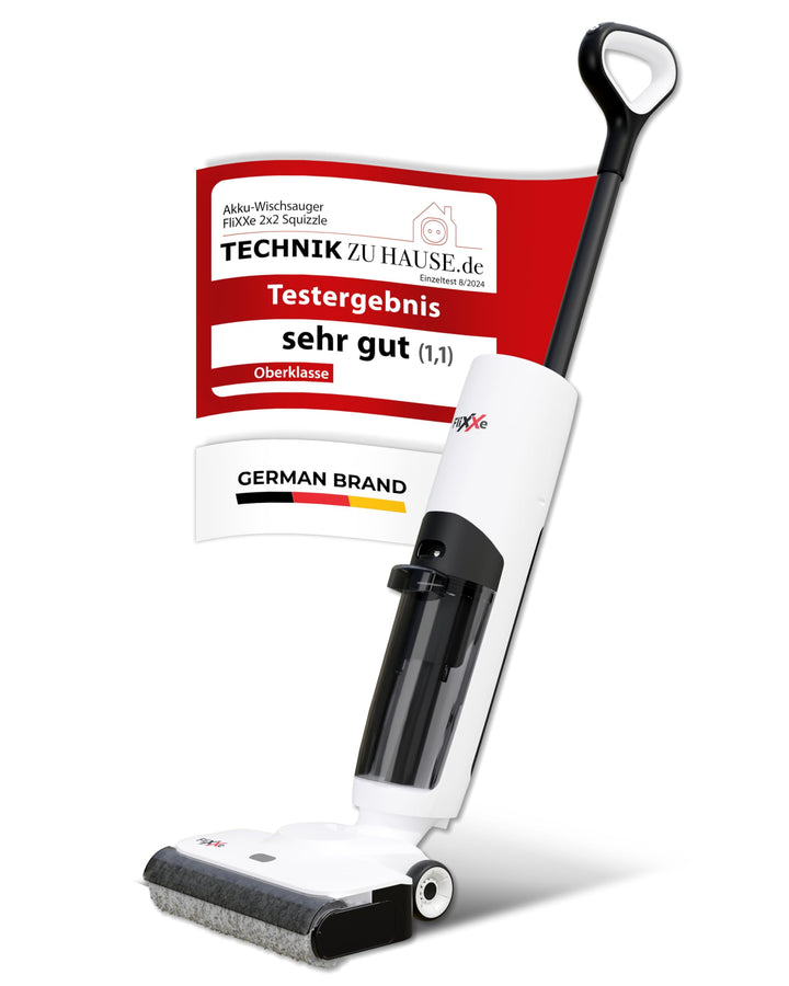 2x2 Nass Trockensauger - Staubsauger mit Wischfunktion [DEUTSCHE Marke] - Saugwischer Wischsauger ka