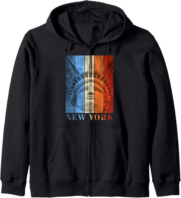 Vintage New York Freiheitsstatue Kapuzenjacke