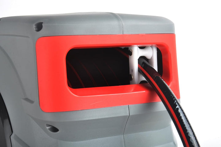 LEHMANN Wand-Schlauchbox 35 m + 2 m, Automatischer Schlauchaufroller, Schlauchtrommel für Flexible G