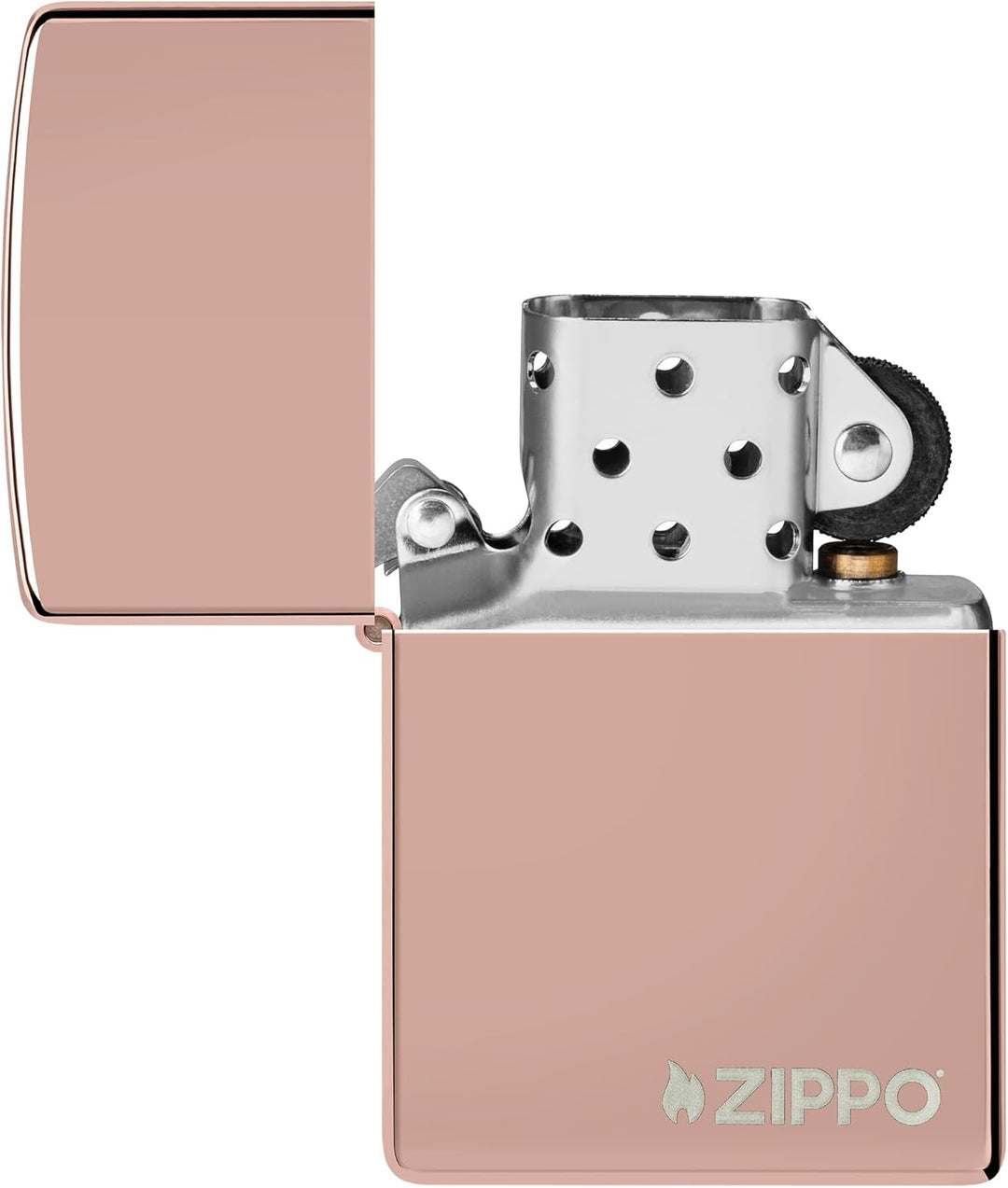 Zippo Farbige Feuerzeuge Zippo Logo in Rotgold Logo, Zippo Logo in Rotgold Logo