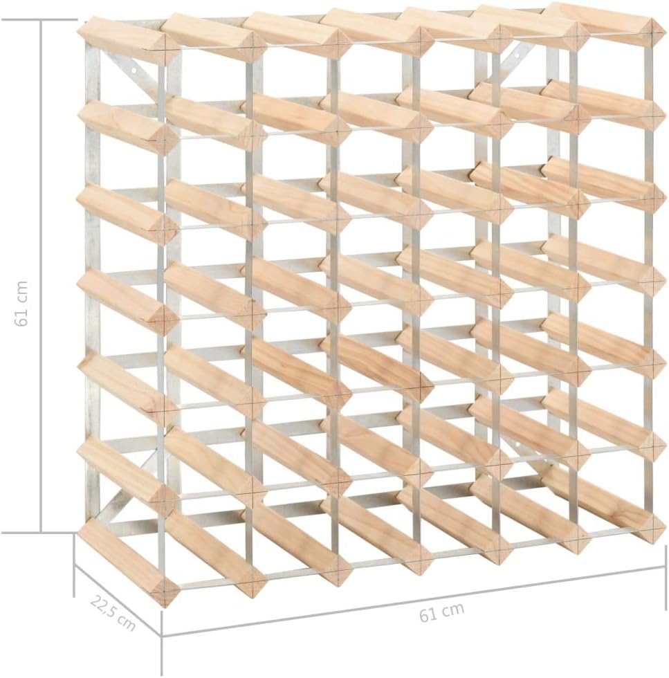WIFESE Weinregal für 42 Flaschen Weinregal Holz Weinflaschenhalter GeträNkeregal Kleines Regal Weinr
