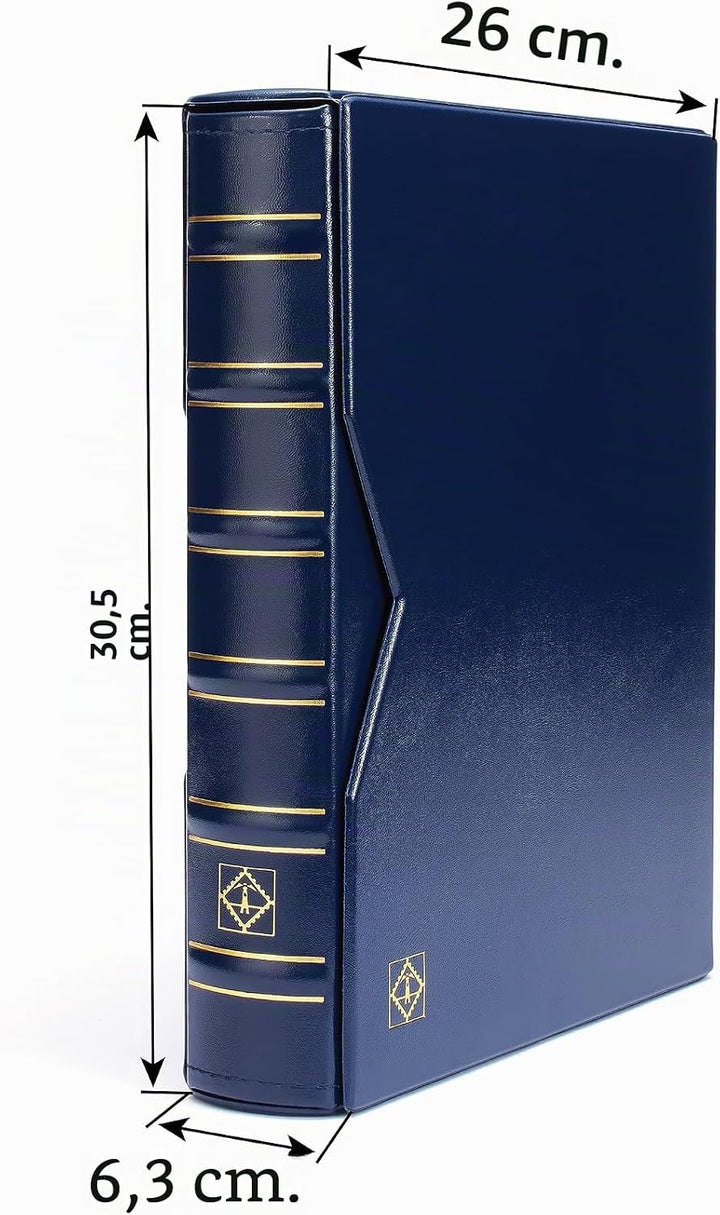 Leuchtturm 328848 Banknotenalbum Vario Classic - Hochwertiger Ringbinder zum selber Gestalten inkl.