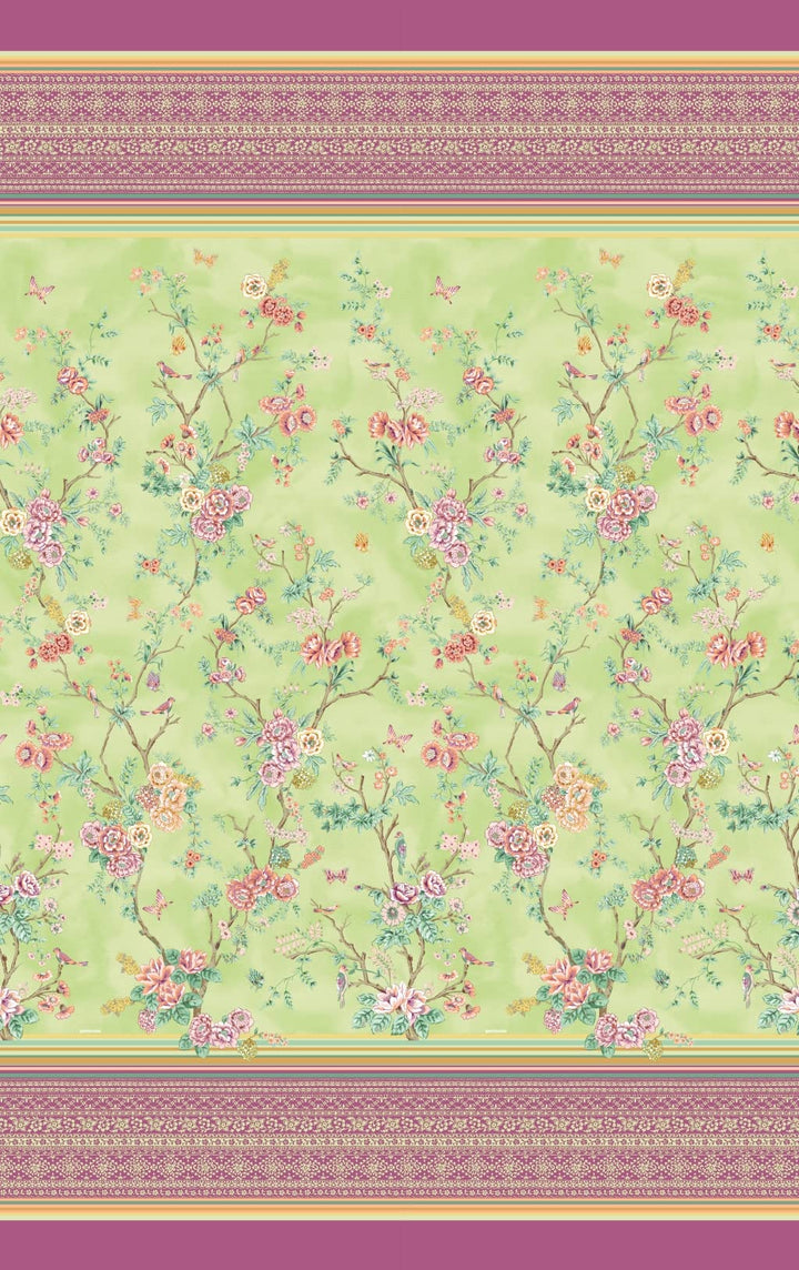 Bassetti Foulard, Baumwolle, GRÜN, 350x270 350x270 Grün, 350x270 Grün