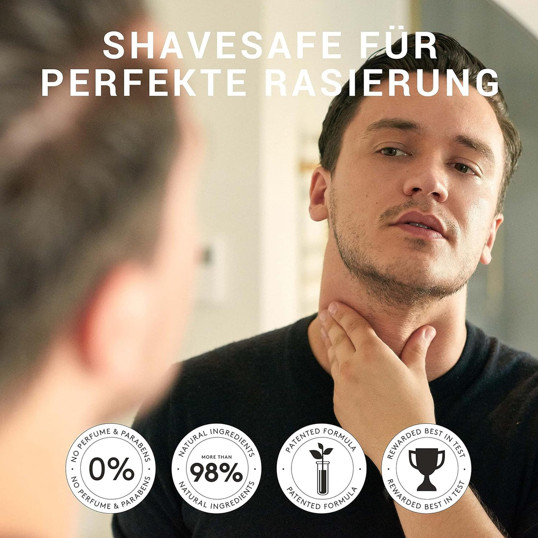 ShaveSafe After Shave Creme Balsam Herren - Nach Der Rasur Von Gesicht, Kopfhaut und Hals Auftragen