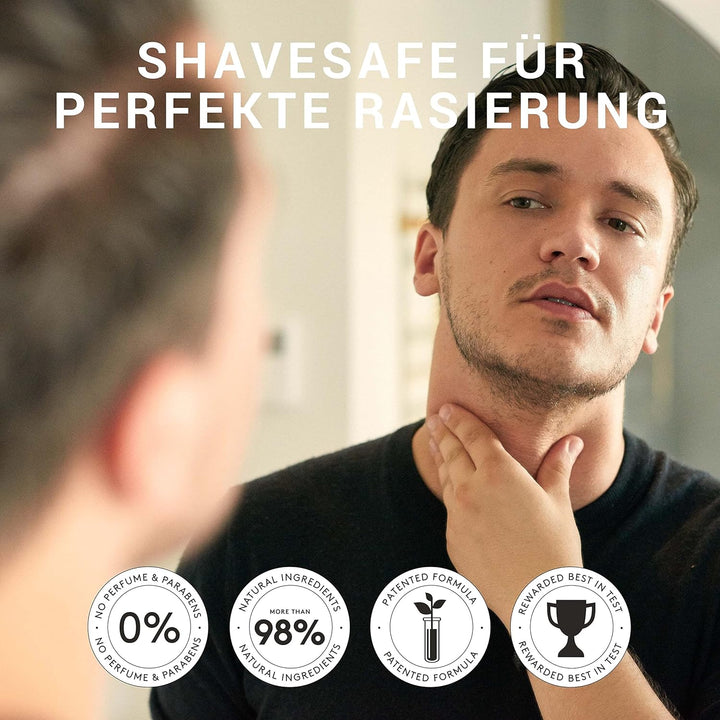 ShaveSafe After Shave Creme Balsam Herren - Nach Der Rasur Von Gesicht, Kopfhaut und Hals Auftragen
