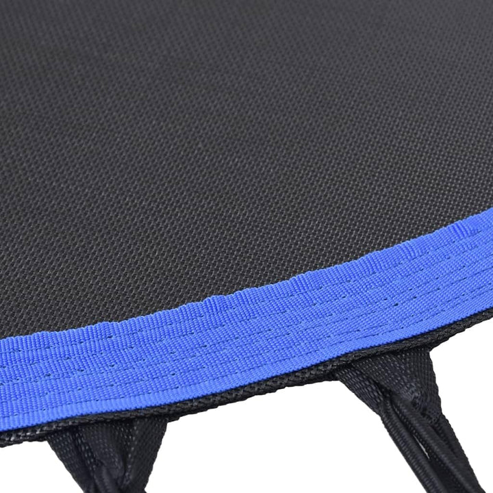 vidaXL Fitness Trampolin mit Griff 30 Bungee-Kabel T-Bar-Griff Sport Jumping Minitrampolin Training