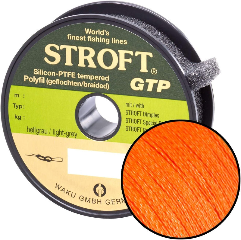 WAKU Schnur STROFT GTP Typ R Geflochtene 100m orange R2-0,180mm-5,5kg