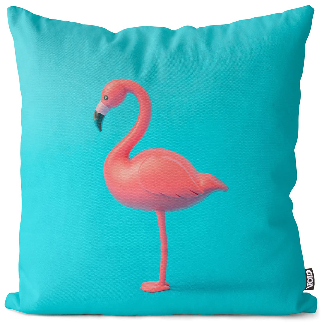 VOID Flamingo Türkis Kissenbezug Kissenhülle Sofakissen Kissen Deko Outdoor-Kissen Dekokissen, Kisse