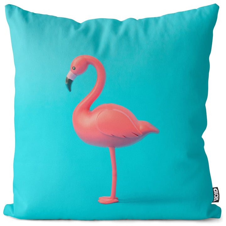 VOID Flamingo Türkis Kissenbezug Kissenhülle Sofakissen Kissen Deko Outdoor-Kissen Dekokissen, Kisse