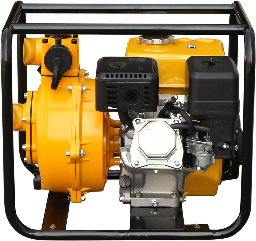 Rotek Hochdruck Motorpumpe mit 4-Takt Benzinmotor WPG4-HP-0300-80-5H, bis zu 75m Förderhöhe, Stage-V