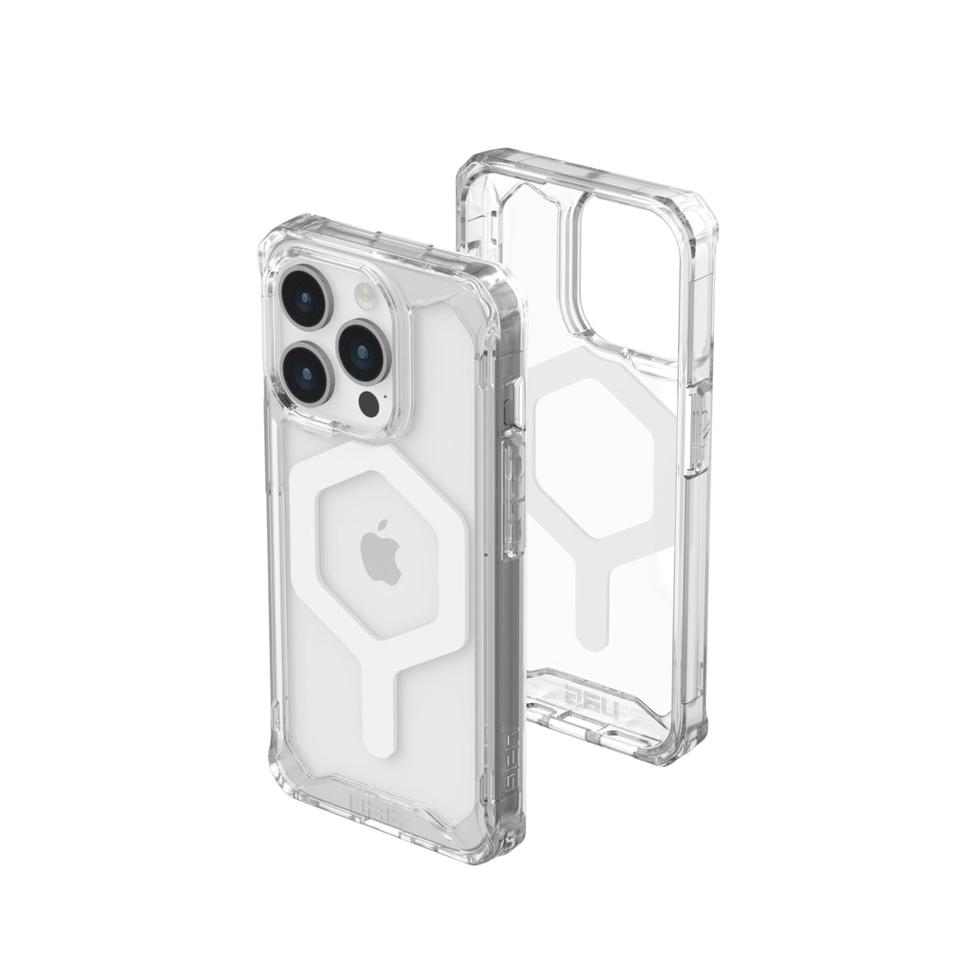 URBAN ARMOR GEAR Plyo Hülle kompatibel mit Apple iPhone 15 Pro [Wireless Charging/Magnetisches Aufla