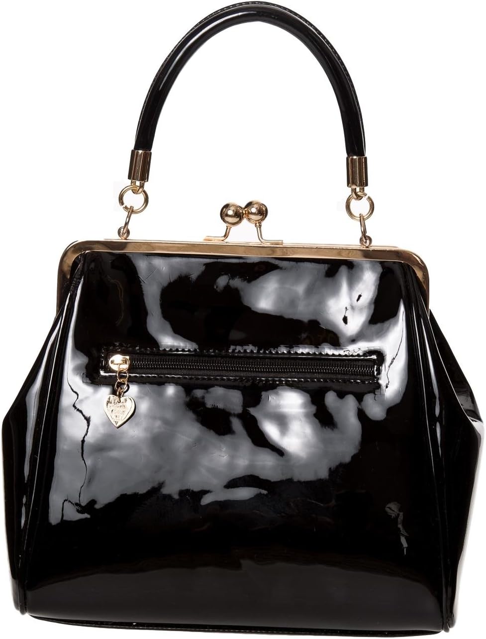 Dancing Days Retro American Vintage Handtasche Schwarz, Schwarz