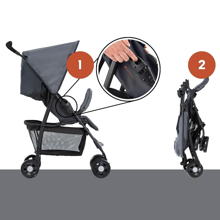 hauck Buggy Sport, Ultra Leicht - nur 5,9 kg, für Kinder bis 15 kg, Klein Zusammenklappbar, Reisebug