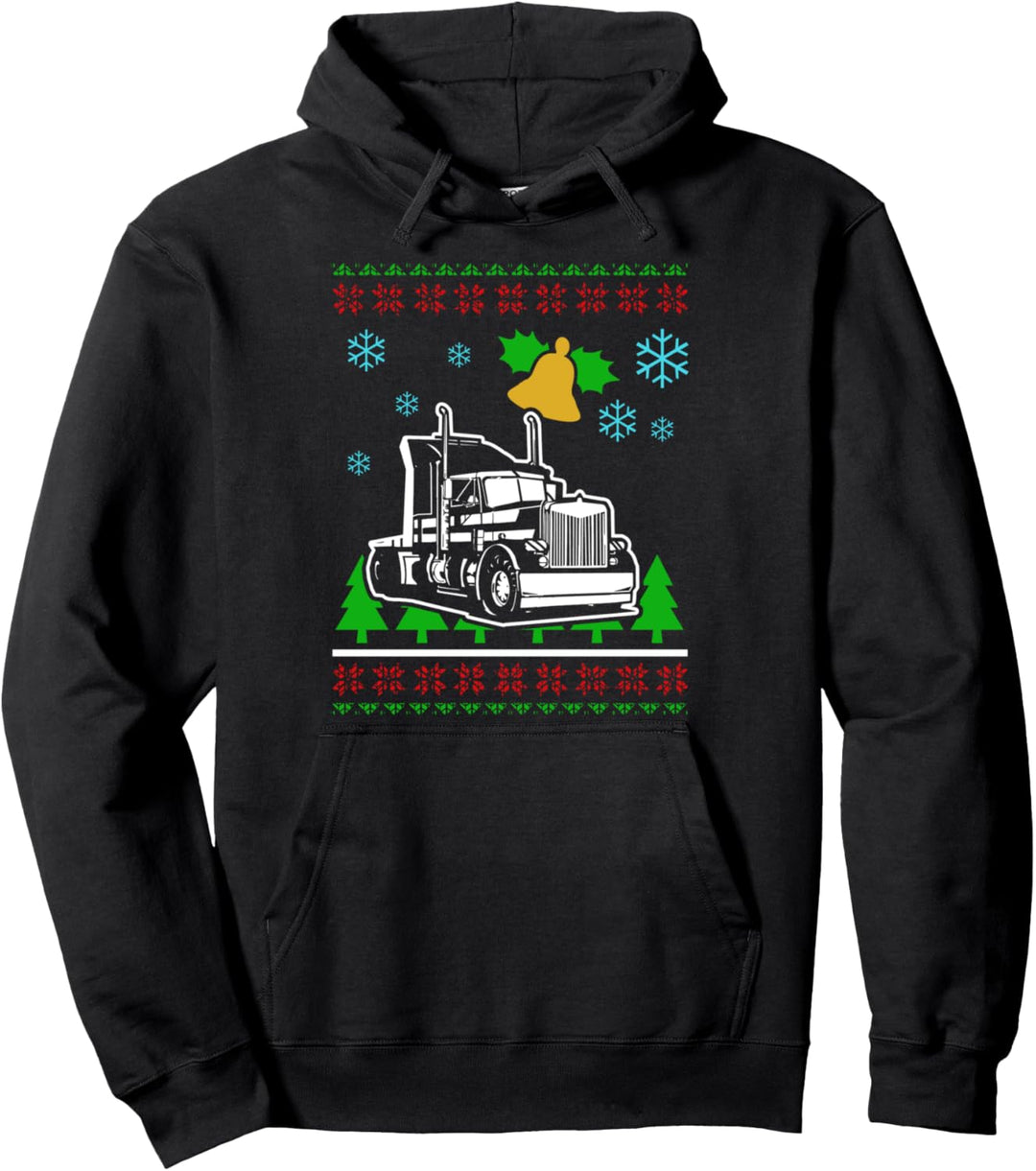 Weihnachts Ugly Sweater LKW Fahrer Trucker Truck Pullover Hoodie