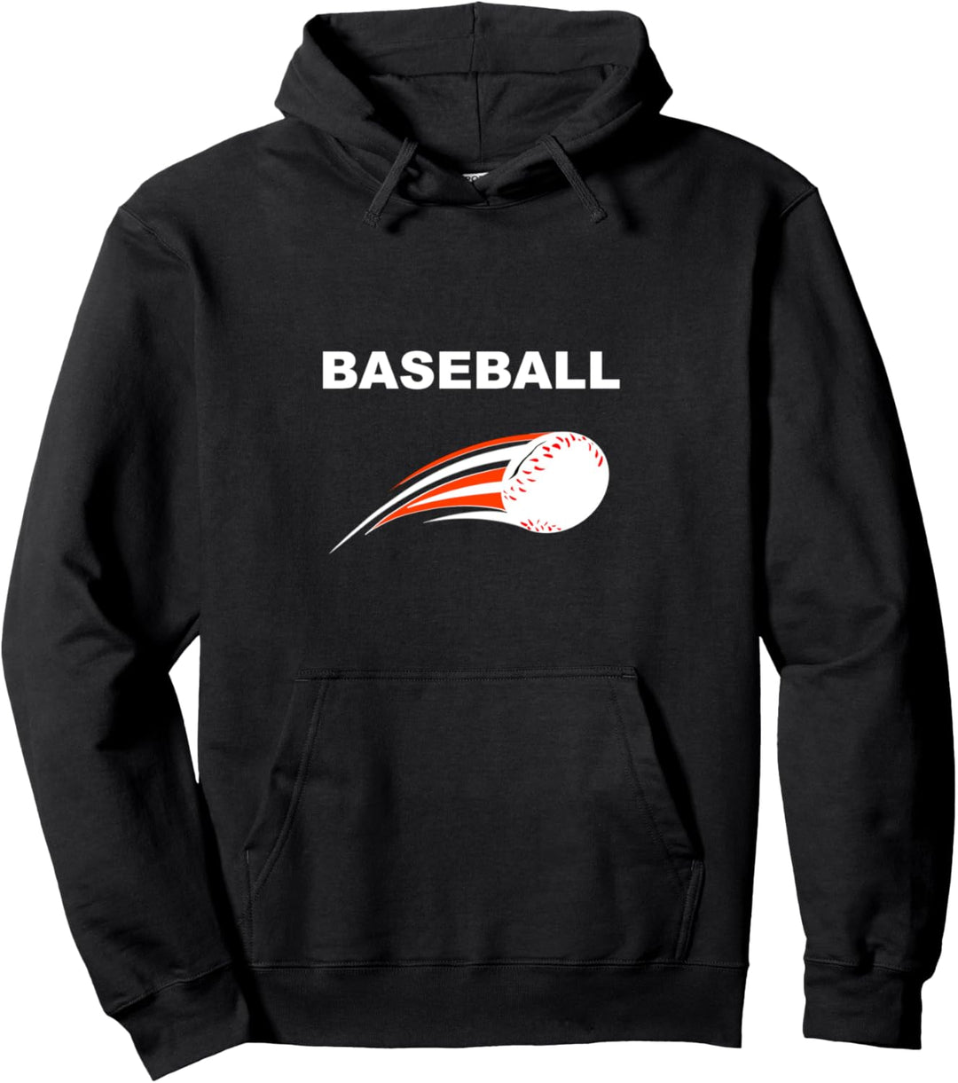Brennender Baseball Baseballfan Pullover Hoodie