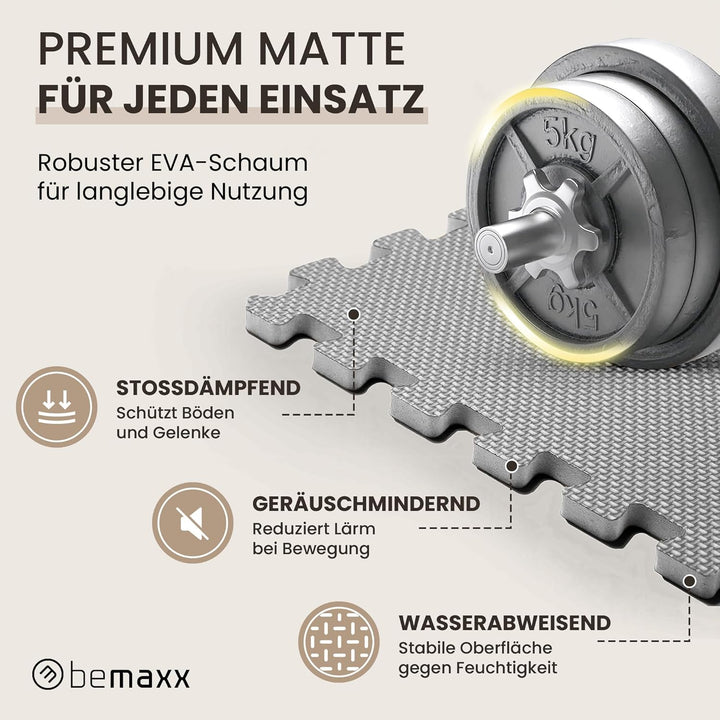 Schutzmatten Bodenschutzmatte Set Sportmatte Gymnastikmatte Puzzlematte: Puzzle Sportgeräte Matte Fi