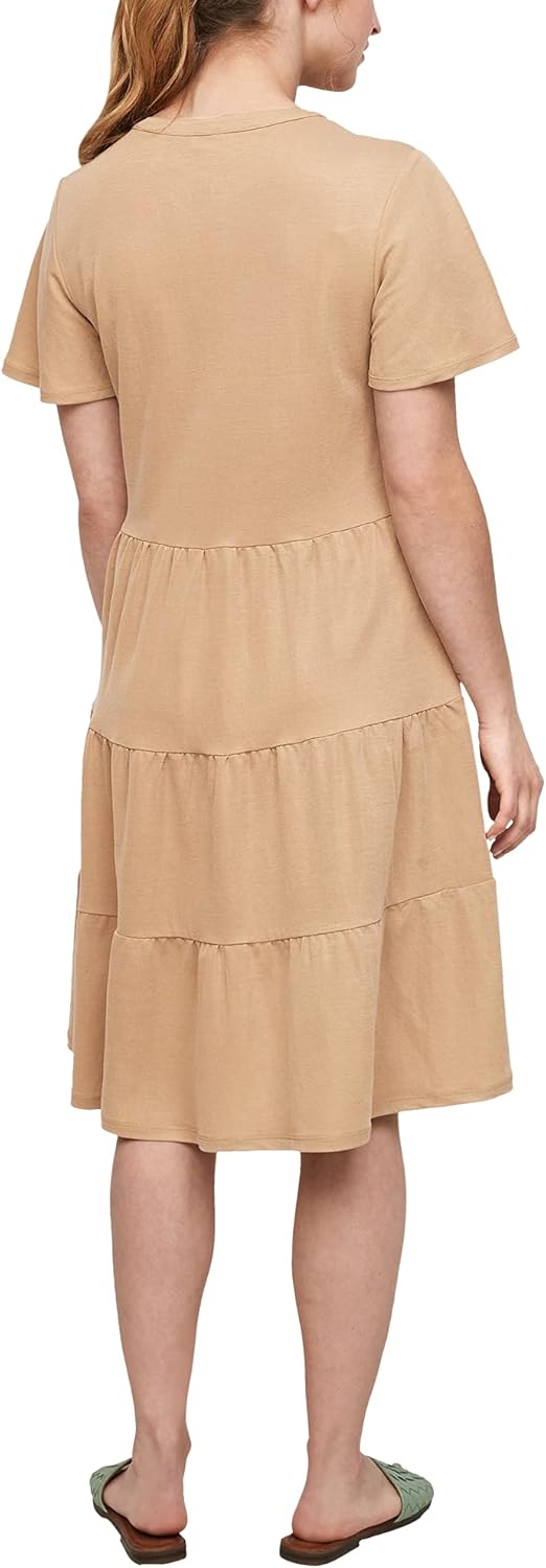 s.Oliver Damen Kleid 38 Beige, 38 Beige