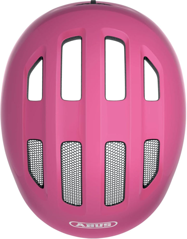 ABUS Kinderhelm Smiley 3.0 - Fahrradhelm mit tiefer Passform, kindergerechten Designs & Platz für ei