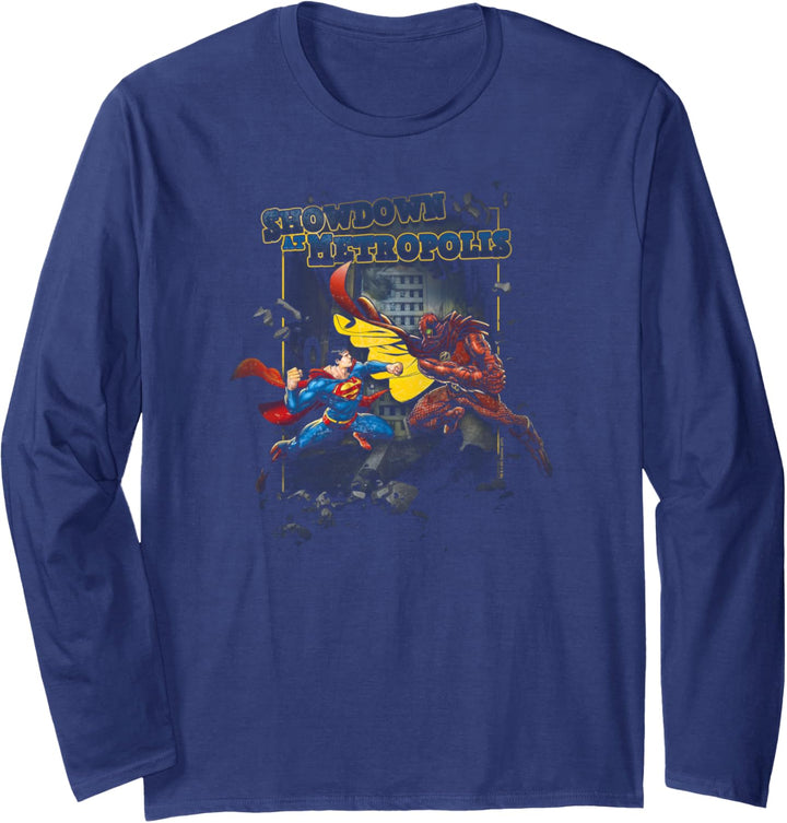 Superman Showdown Langarmshirt