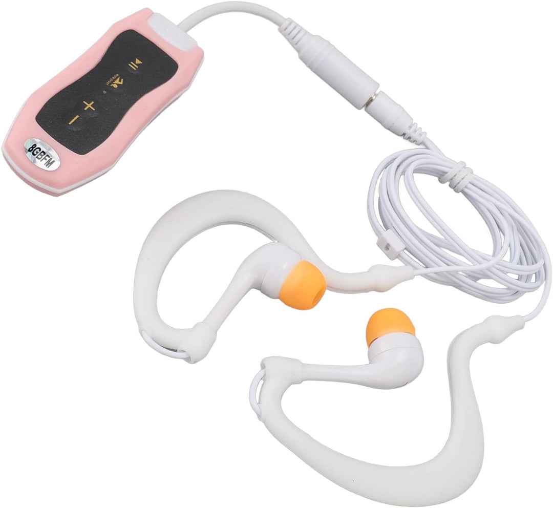 Ohrhörer-Unterwasser-MP3-Player, Wasserdichter Streaming-Musikplayer mit Kopfhörer Zum Schwimmen, Ta