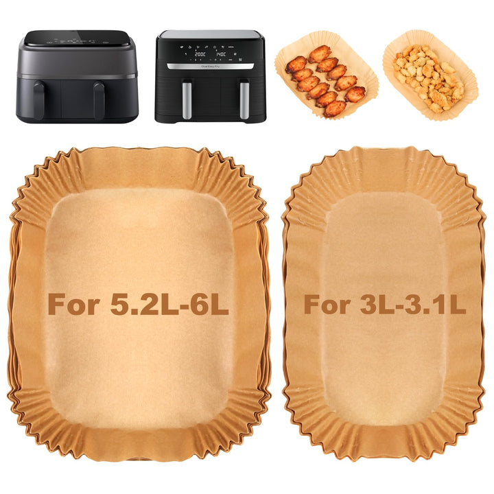BYKITCHEN Heissluftfritteuse Zubehör für Tefal 5,2/3,1 L Dual Easy Fry, Philips Dual Basket Airfryer