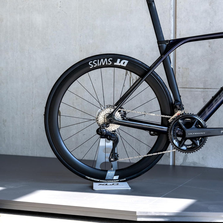 XLC VS-F02 Fahrrad Abstellständer (für 1 Fahrrad | Silber), Silber