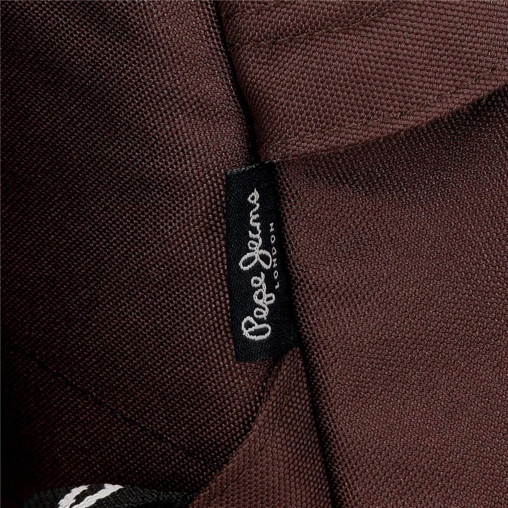 Pepe Jeans Osset Doppelfach-Rucksack Braun 31x46x16 cms Polyester 21.39L Braun Doppelter Rucksack, B