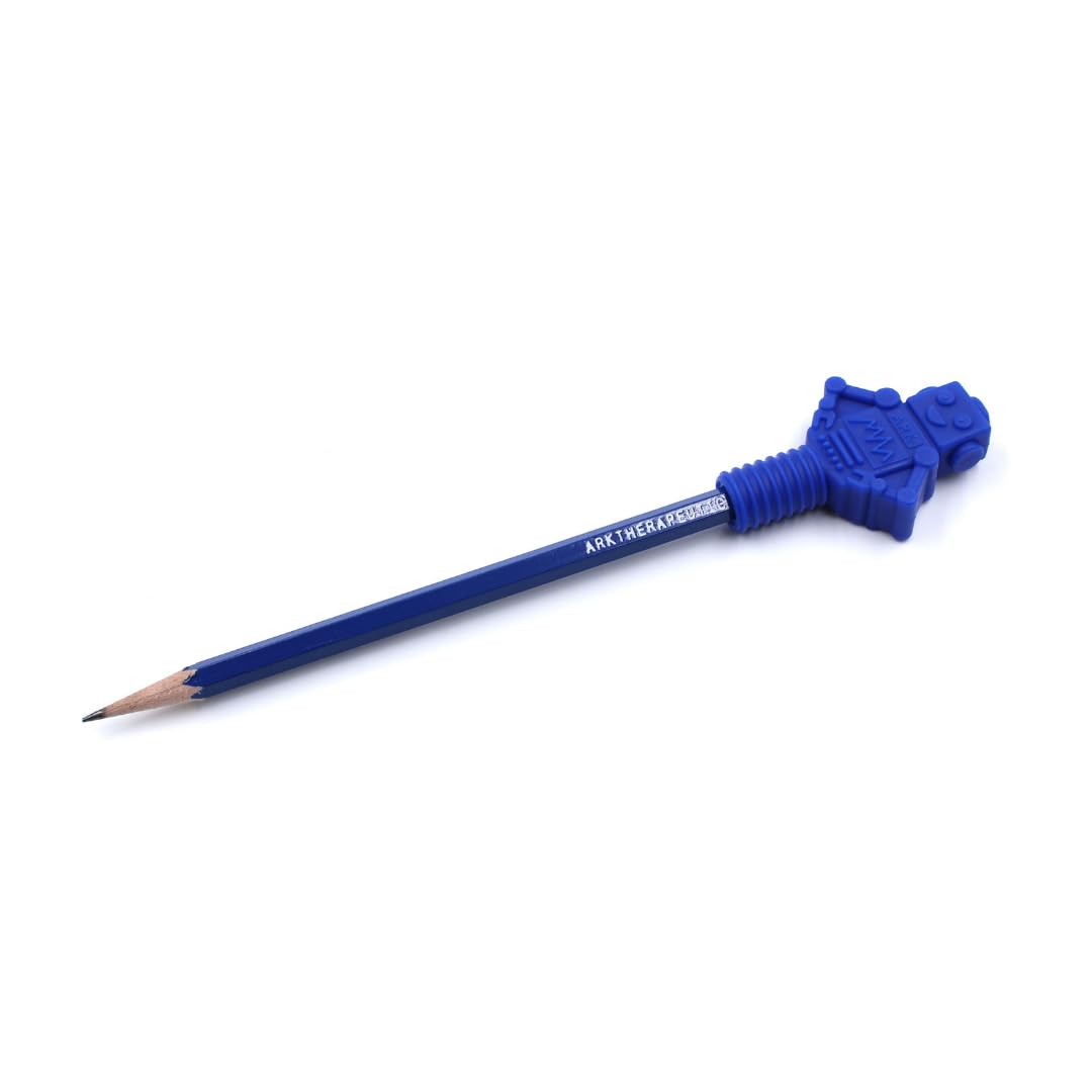 ARK® Beiss- und Kauaufsatz für Stifte in verschiedenen Stärken und Formen + Bleistift inkl. Logostar