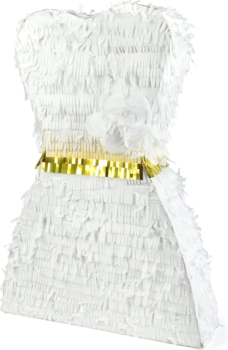 WeddingTree Pinata Braut Hochzeits Kleid zum Befüllen – Pinata Hochzeit - Party Spiel Spass zur Hoch