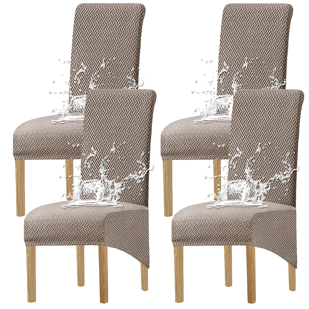 KELUINA XL Stuhlhussen,Universal Stretch Stuhlhussen 2er 4er 6er Set Stuhlbezug für Stuhl Esszimmer