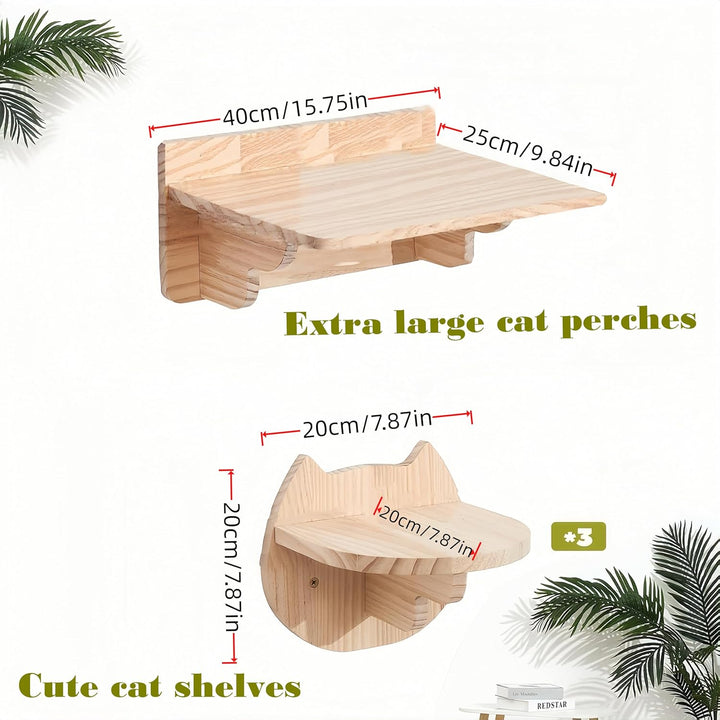 kletterwand Katzen Wand montierte Katze-Hängematte ﻿Katze Kletterwandmit Katzentreppe für die Wand,