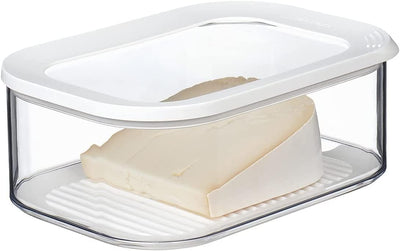 Mepal – Käse- und Wurstdosen-Set Meat and Cheese Weiss – Modula Vorratsdosen Set mit Deckel – Frisch