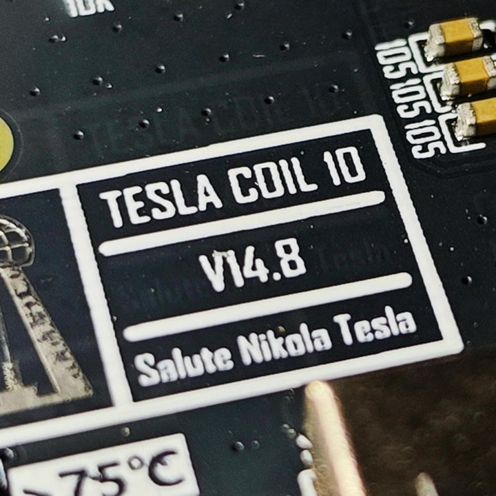 Vastarry Musik Tesla Spule Music Tesla Coil Desktop-Spielzeug Blitzmodell Electric Power Wireless Tr