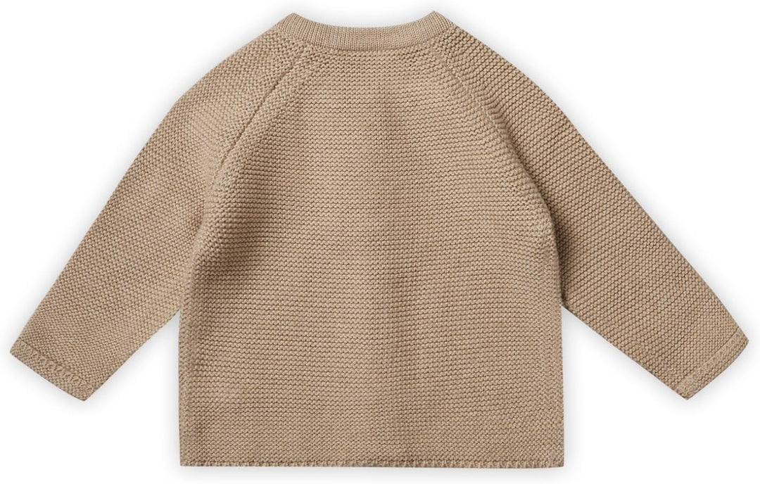 Stellou &amp; friends Cardigan-Strickjacke für Mädchen und Jungen mit Knöpfen in Holz-Optik | Hochwertig