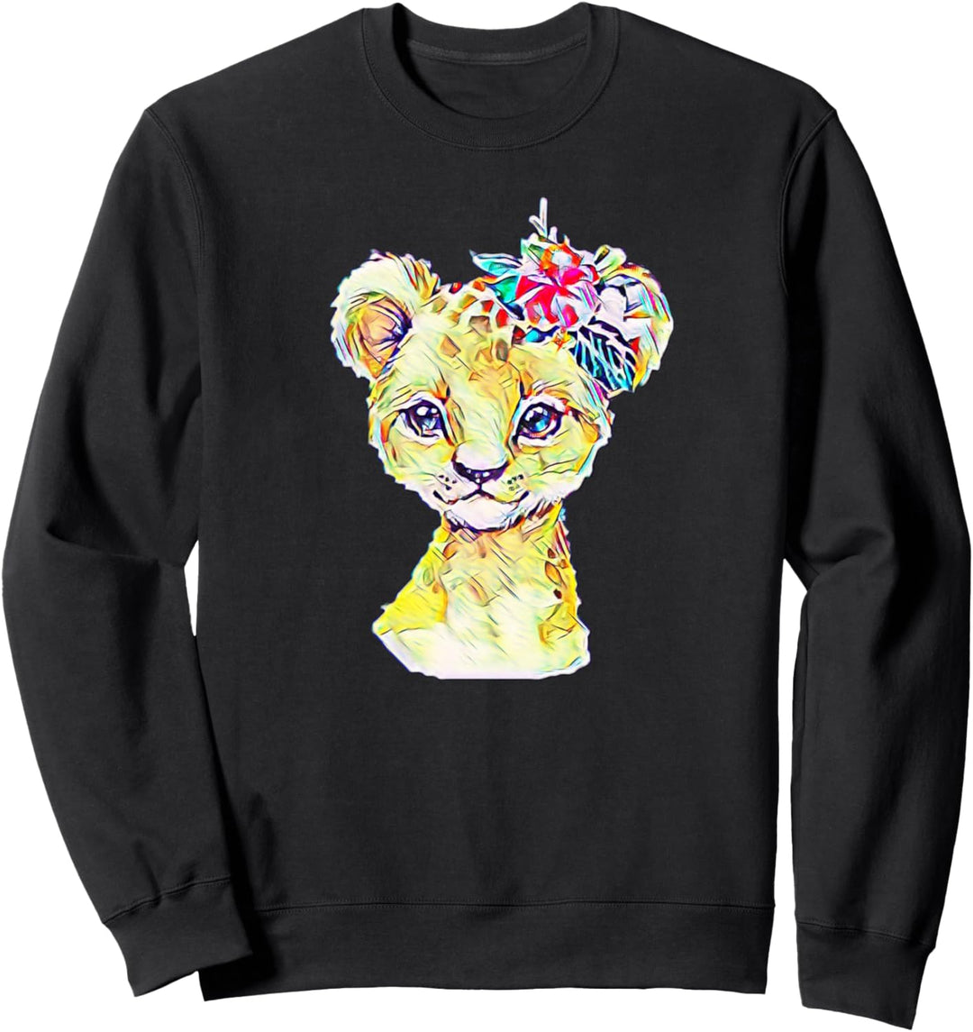 Löwen Motiv Löwe Sweatshirt