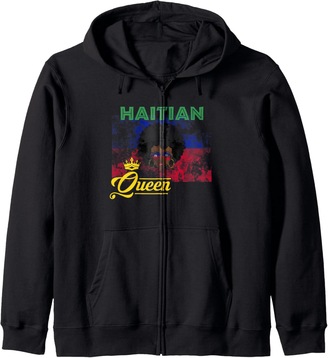 Caribbean Island 1804 Haiti National Flag Art Haitian Queen Kapuzenjacke