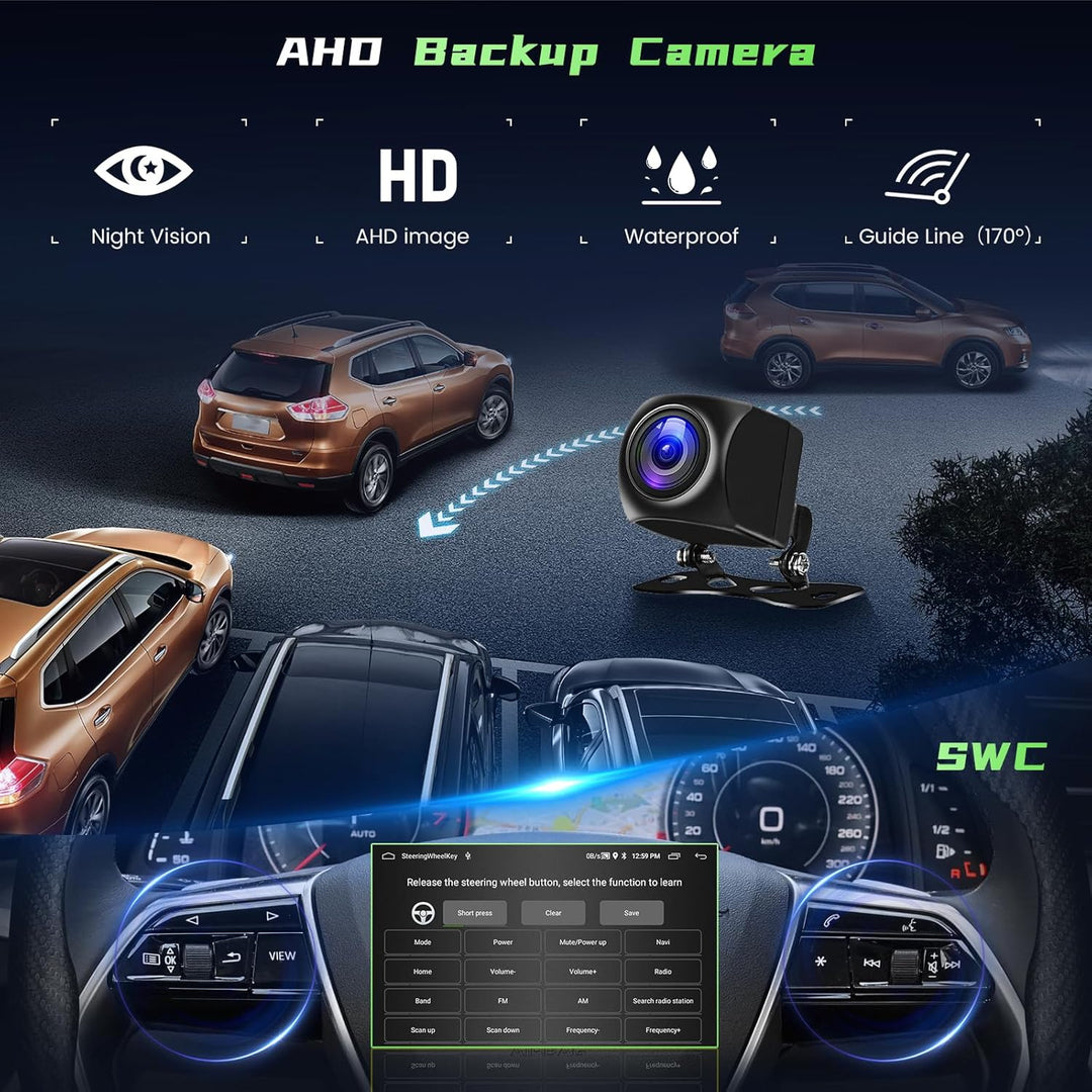 Hikity 2G+64G Android 15 Autoradio für Renault Spring, Dacia Logon, Duster, Captur, Sandero, Symbol,