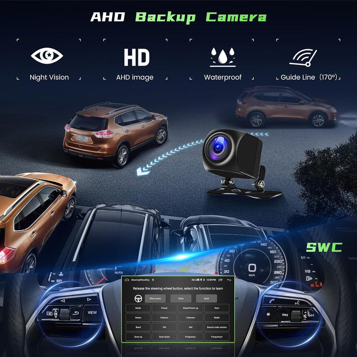 Hikity 2G+64G Android 15 Autoradio für Renault Spring, Dacia Logon, Duster, Captur, Sandero, Symbol,