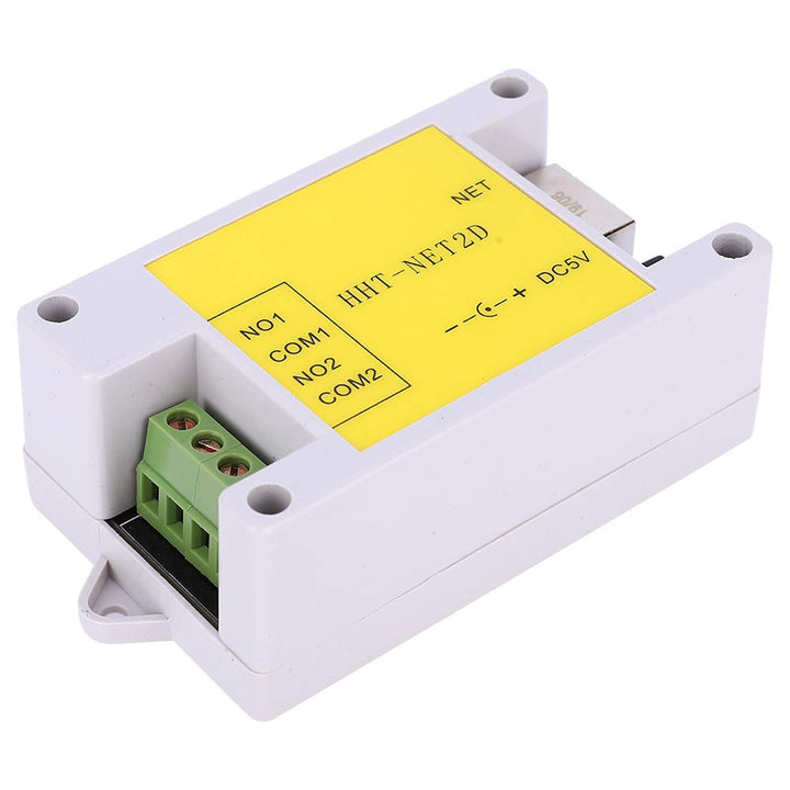 Jeanoko IP-Netzwerk-Relaismodul Zuverlässiger 2-Kanal-Relais-Controller Ethernet IP-Netzwerk-Relais-