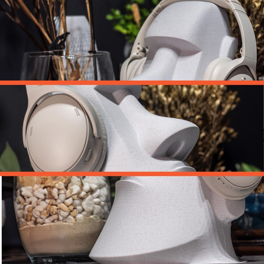 Moai Kopfhörerhalter – Kopfhörer Ständer & Headset Halter für Gaming, Schreibtisch & Büro, stylische