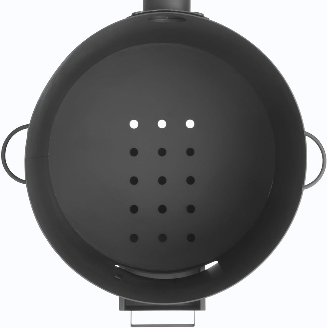 BBQ-Toro Gusseisen Kazan mit Kazan Ofen Ø 34 cm | 6,9 L Gusstopf mit Deckel, Gusseisentopf | Gulasch