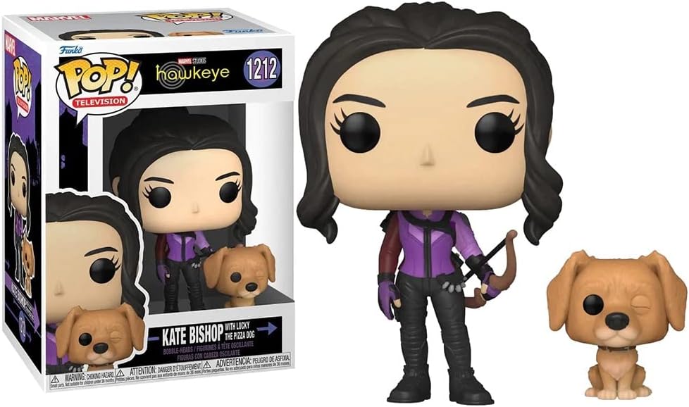 Funko Pop! &amp; Buddy: Hawkeye – Kate Bishop mit Dog - Hawkeye TV Show - Vinyl-Sammelfigur - Geschenkid