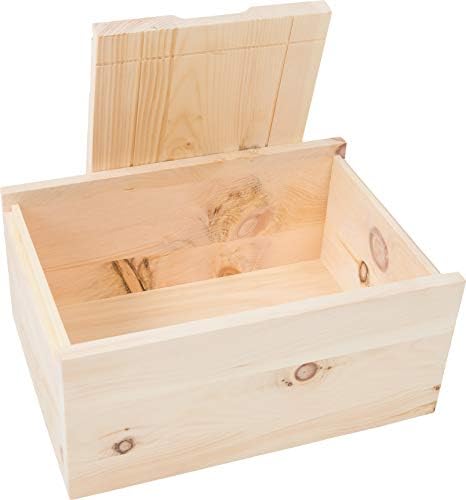 Zirbenbrotbox 35cm x 25cm x 16cm - aus hochwertigem Zirbenholz - handgefertigt in Österreich Standar