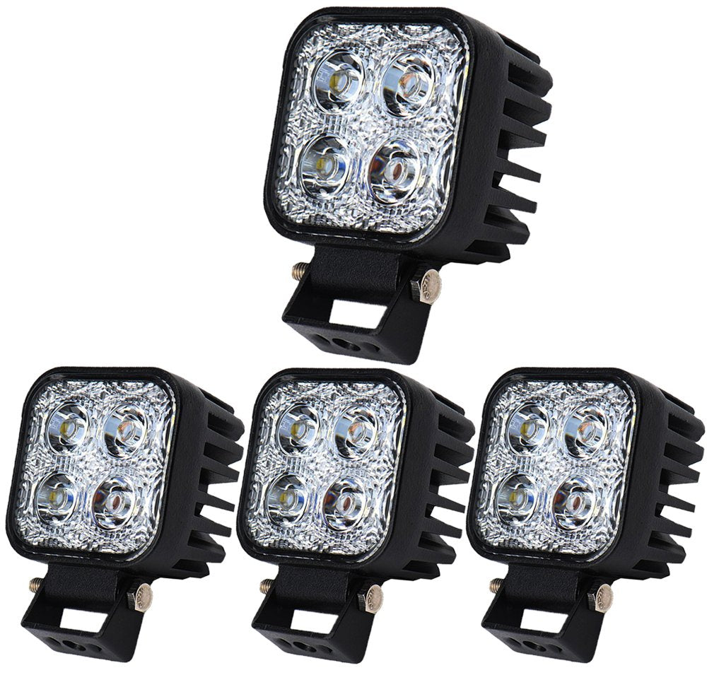 4X 12W LED Arbeitsscheinwerfer IP67 Offroad Lampe Scheinwerfer LED Arbeitslicht 12V 24V Zusatzschein