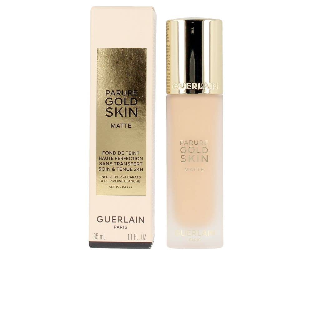 GUERLAIN Parure Gold Skin Matte Foundation Nr.2W Warm, 35 ml 35 ml (1er Pack) Gold, 35 ml (1er Pack)