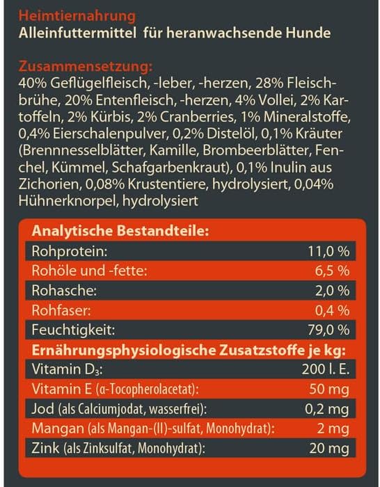 Dehner Wild Nature Hundetrockenfutter Junior Hochmoor | hoher Fleischanteil | tierisches Protein | p